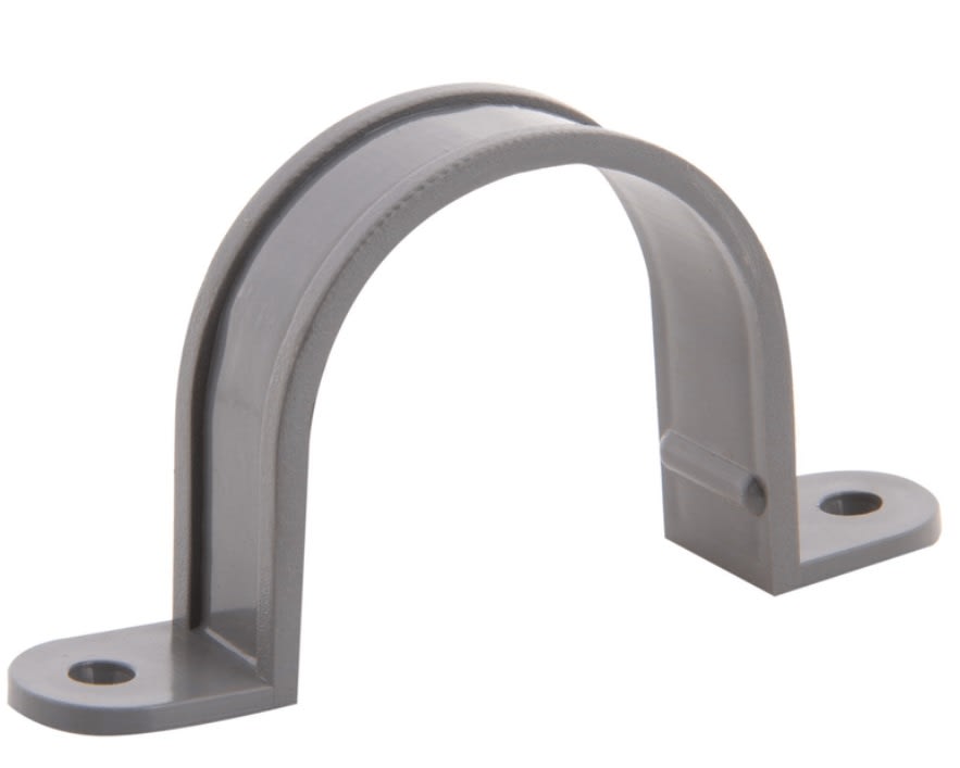 ABRAZADERA PVC SANITARIO 75 mm