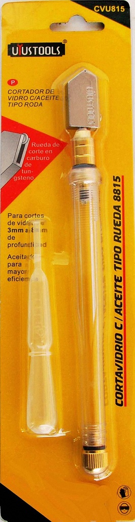 CORTA VIDRIO RULETA C/ACEITE