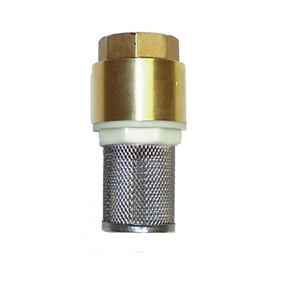 VÁLVULA DE FONDO C/FILTRO 1 in