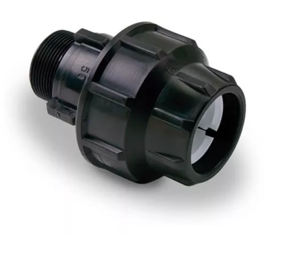 TERMINAL COMPRESION HDPE 32X1 in HE