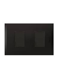 INTERRUPTOR EMB. DOBLE 10A NEGRO
