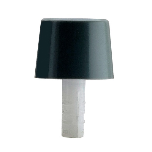 [CYATPP-04422] TOPE PUERTA PLASTICO CONICO  Negro
