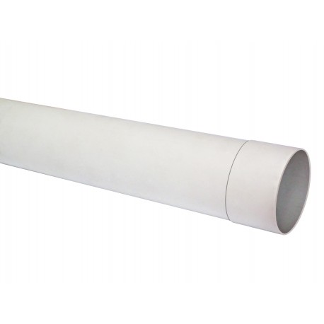 [CYATBC-327] TUBO BAJADA CANALETA 75x3000 mm  Blanco