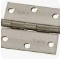 [FERBOD-0012] BISAGRA (Display) 3 in x 3 in x 2 mm  Acero Inox Bronce | ODIS
