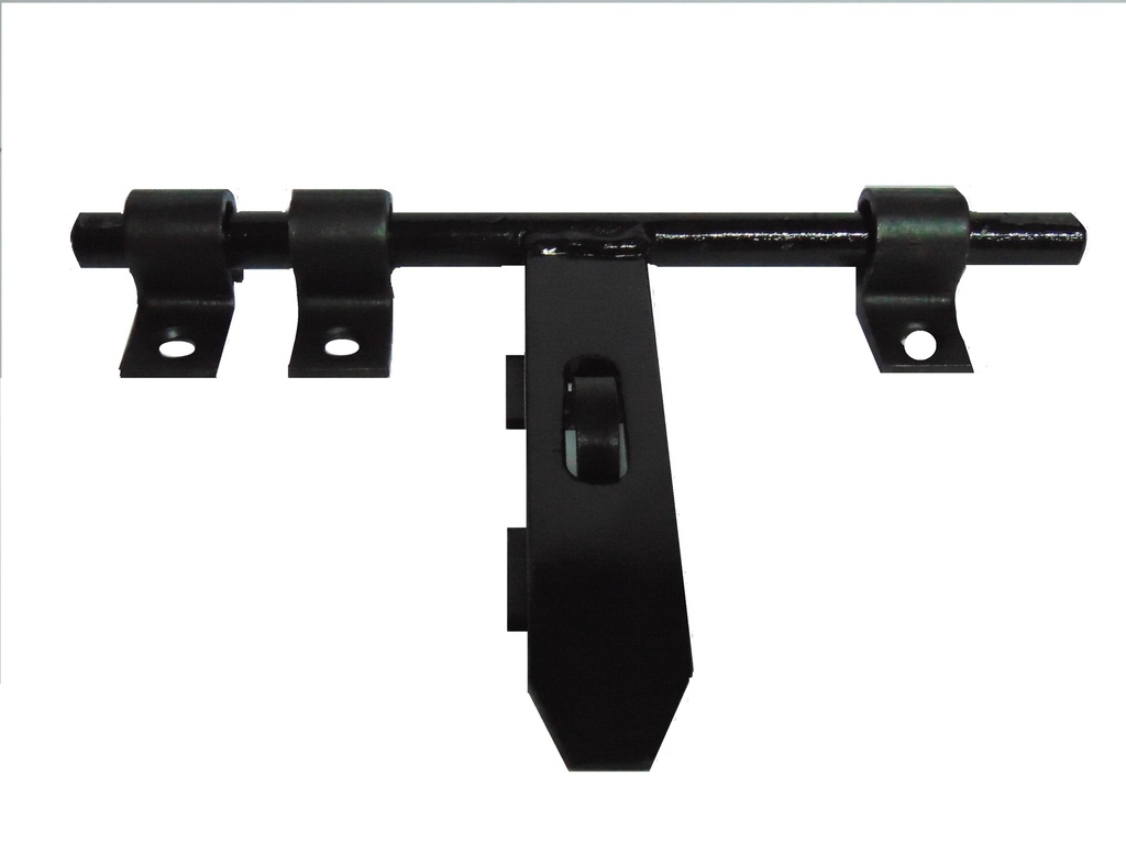 CERROJO PORTON 8 in  Negro | DEVA