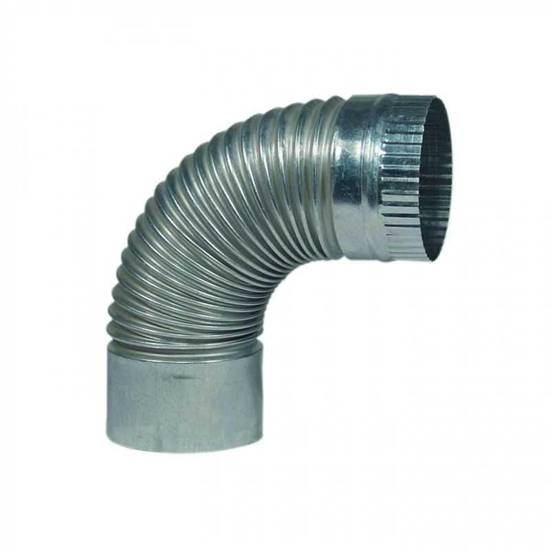 CODO GALVANIZADO CORRUGADO 4 in 90°