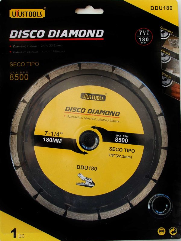 DISCO CORTE CERAMICA SEGMENTADO 180 mm | UYUSTOOLS
