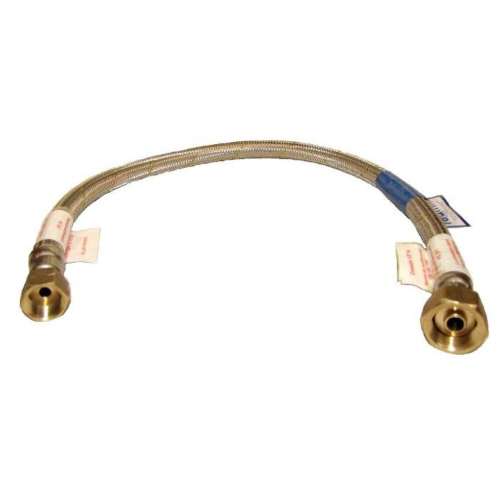 FLEXIBLE GAS RECTO HI-HI IZQ. 3/8x1/2 in x 60 cm