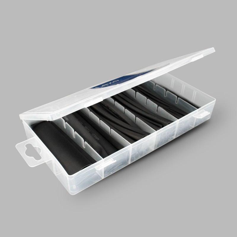 MANGA TERMOCONTRAIBLE KIT  Negro 100 pcs | LEXO