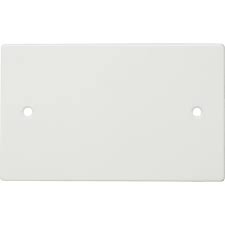 TAPA CIEGA SIMPLE PVC  Blanco