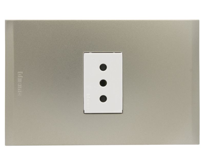 ENCHUFE EMB. SIMPLE 10A Inox | UYUSTOOLS