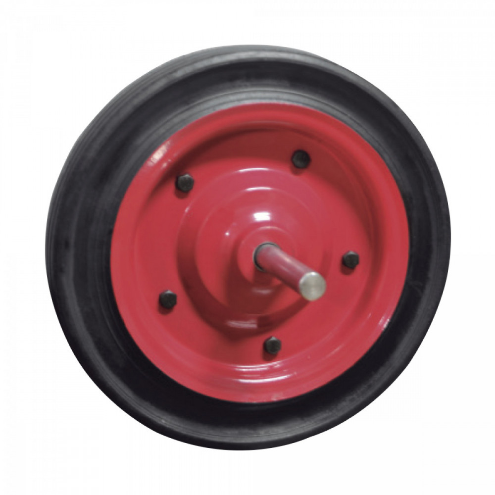 RUEDA CARRETILLA MASIZA C/EJE 350x80 mm