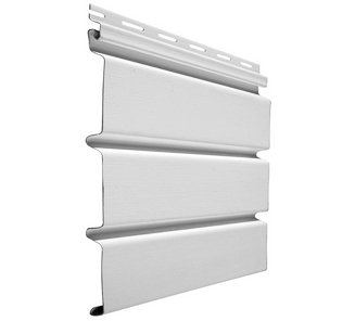 SIDING PVC ALEROS SOLIDO  Blanco