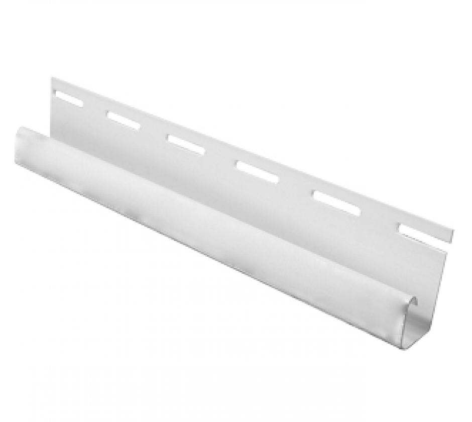 SIDING PVC PERFIL J 3.81m  Blanco