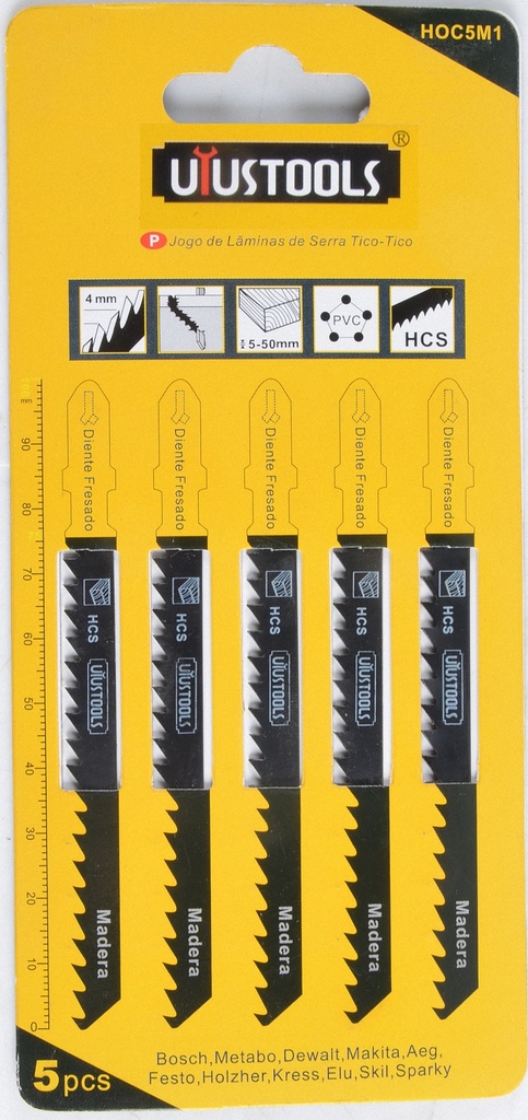 HOJA SIERRA CALADORA 5 pcs | UYUSTOOLS
