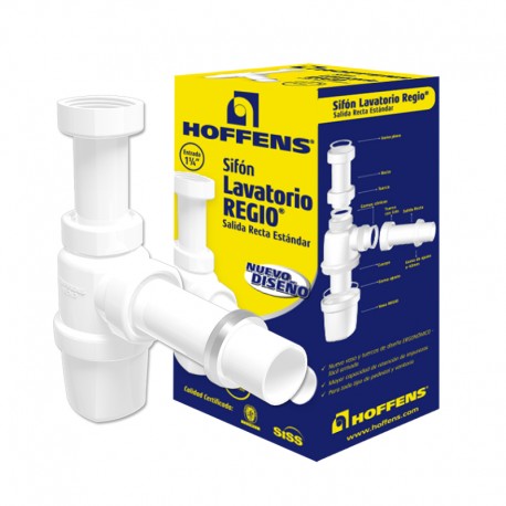 SIFON LAVATORIO S/RECTA ST 1 1/4 in