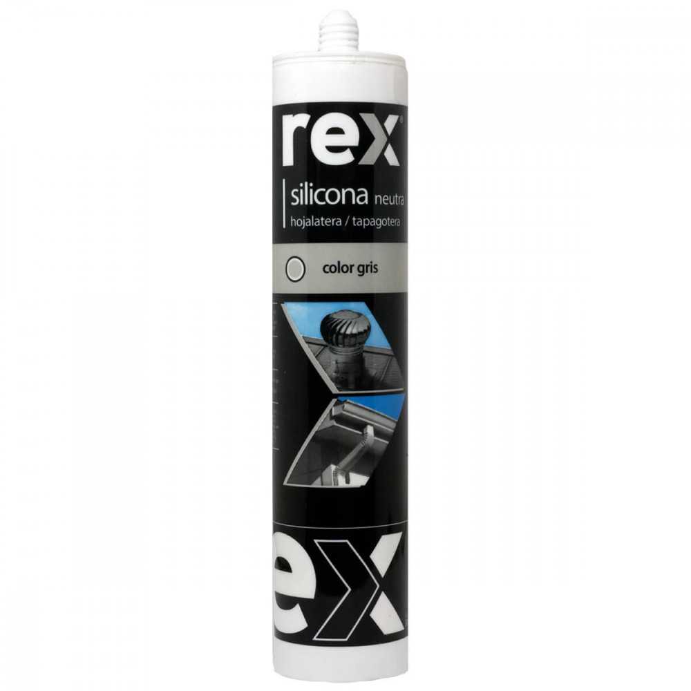 SILICONA ACETICA  Aluminio| REX