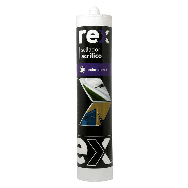 SILICONA SELLADOR ACRILICO PINTABLE  Blanco | REX