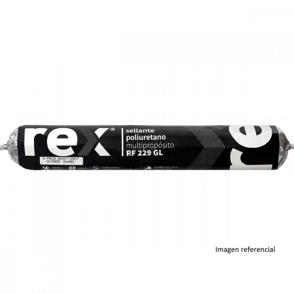 SILICONA SELLADOR POLIURETANO  Negro 600 ml | REX