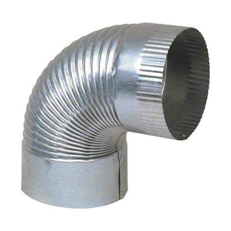 CODO GALVANIZADO CORRUGADO 5 in 90°