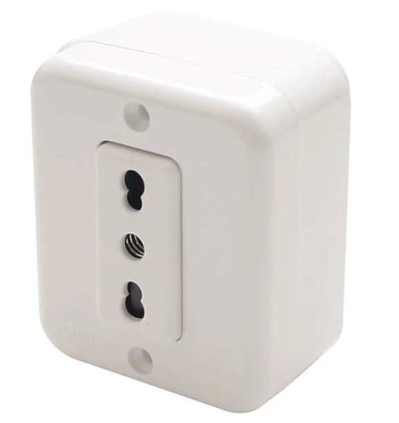 ENCHUFE SOBREPUESTO SIMPLE 10-16 A