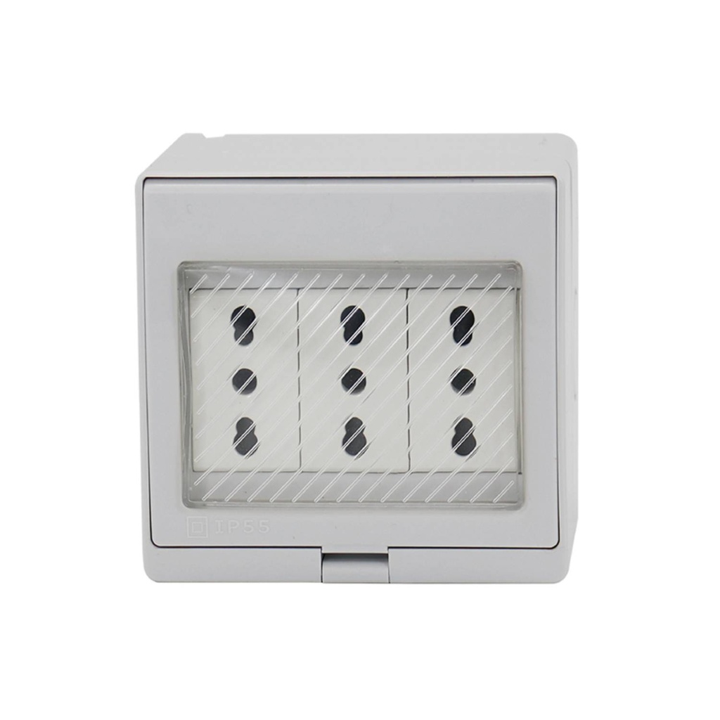 HIDROBOX ENCHUFE TRIPLE