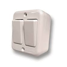 INTERRUPTOR SOBREPUESTO DOBLE 10 A