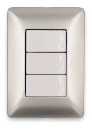 INTERRUPTOR EMB. TRIPLE 10A Champagne