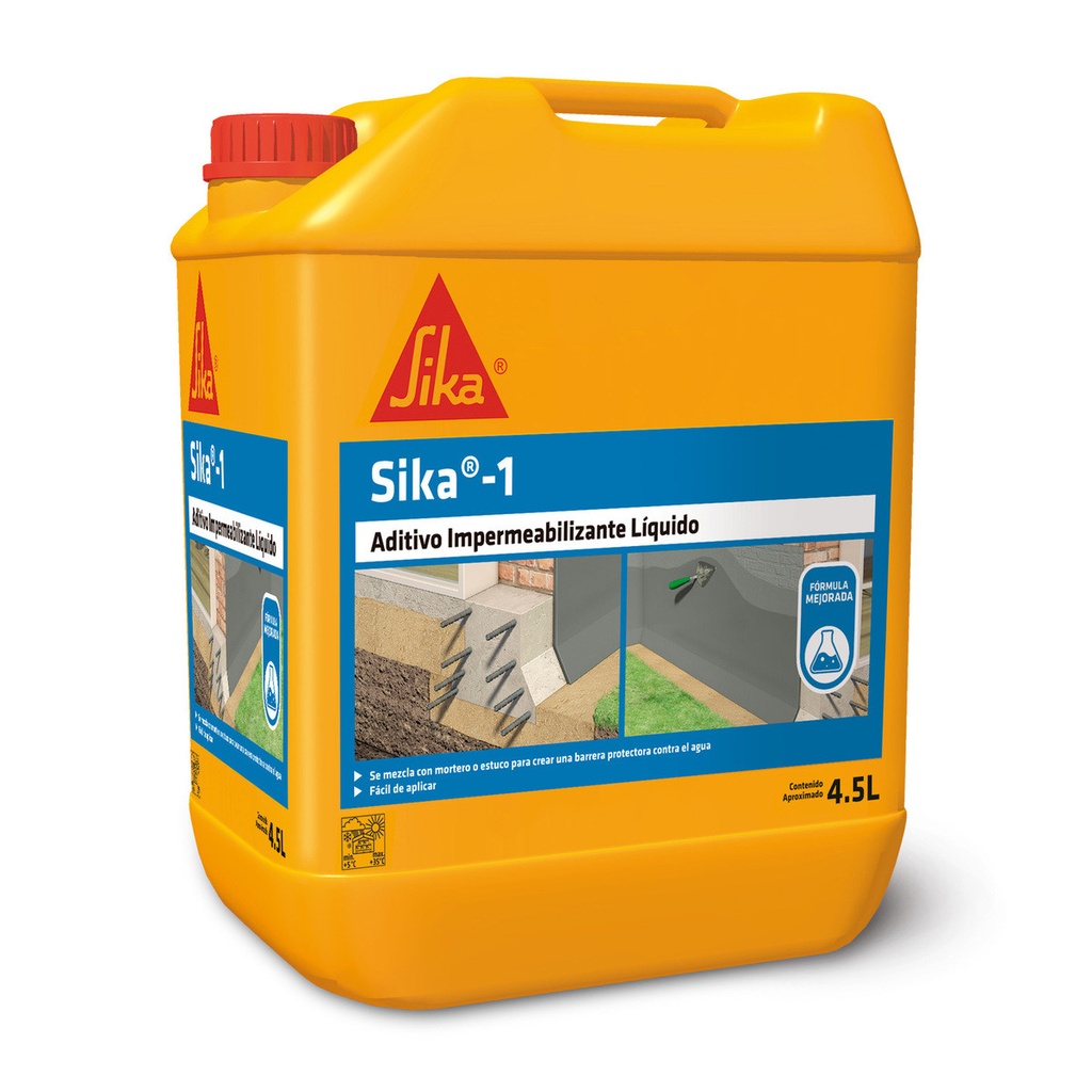 SIKA 1 (IMPERMEABILIZANTE) GL 4.5 lt