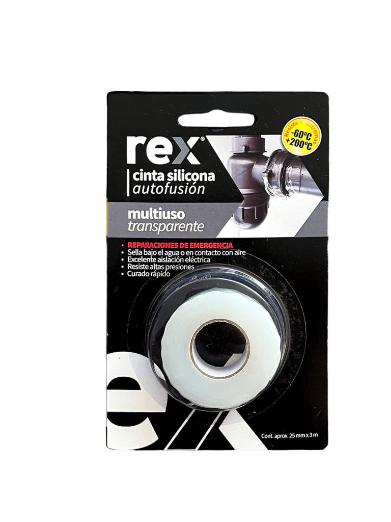 Rex, Cinta Silicona Autofundente, 1un 