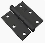 BISAGRA (Display) 3.5 in x 3.5 in x 2 mm  Acero Inox Negro | ODIS