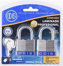 CANDADO LAMINADO 40 mm 2 pcs | ODIS