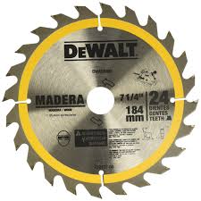 DISCO SIERRA 7 1/4 in - 24D - EJE 1(25 mm) [DWA03080]