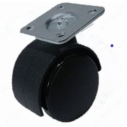 RUEDA PARA MUEBLE C/VASTAGO 1,5 in