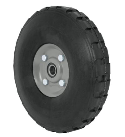 RUEDA HULE SOLIDA 10 in | PRETUL