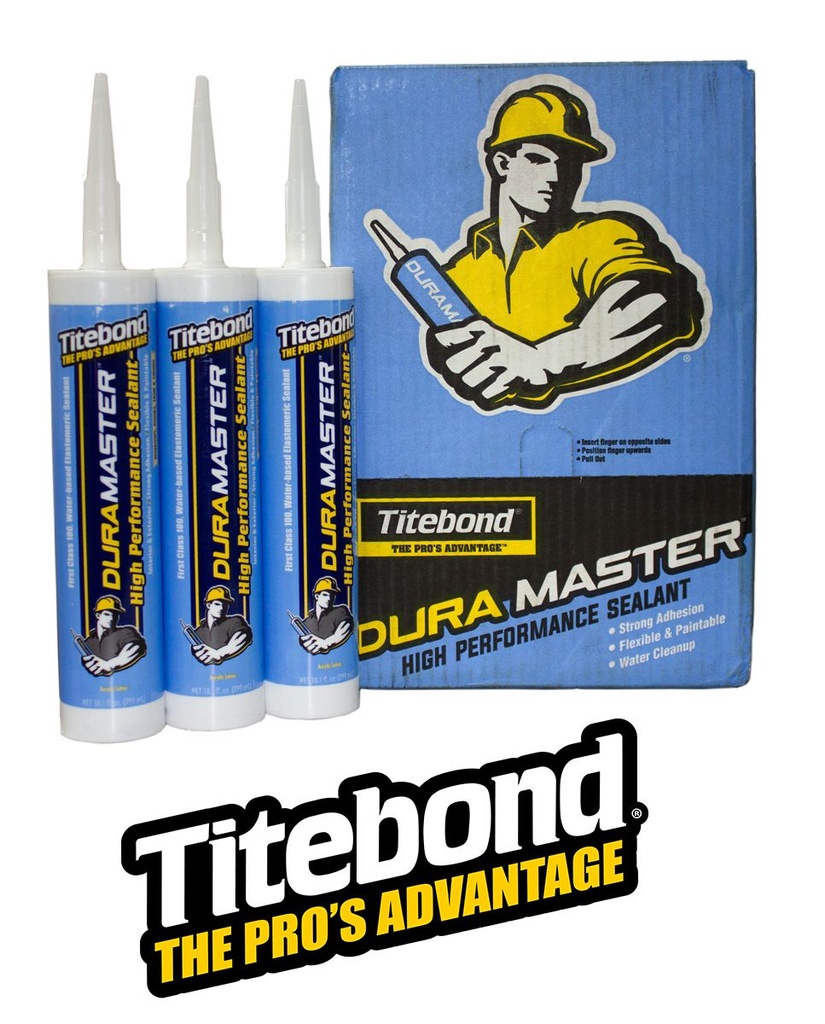 SILICONA SELLADOR TITEBOND DURAMASTER  296 ml. [CAFE]