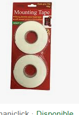 CINTA DOBLE CONTACTO ESPONJA X2