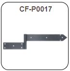 FORJA BISAGRA COLA DIABLO 13X3/16 N°17 C/POMEL N°17 [PAR]