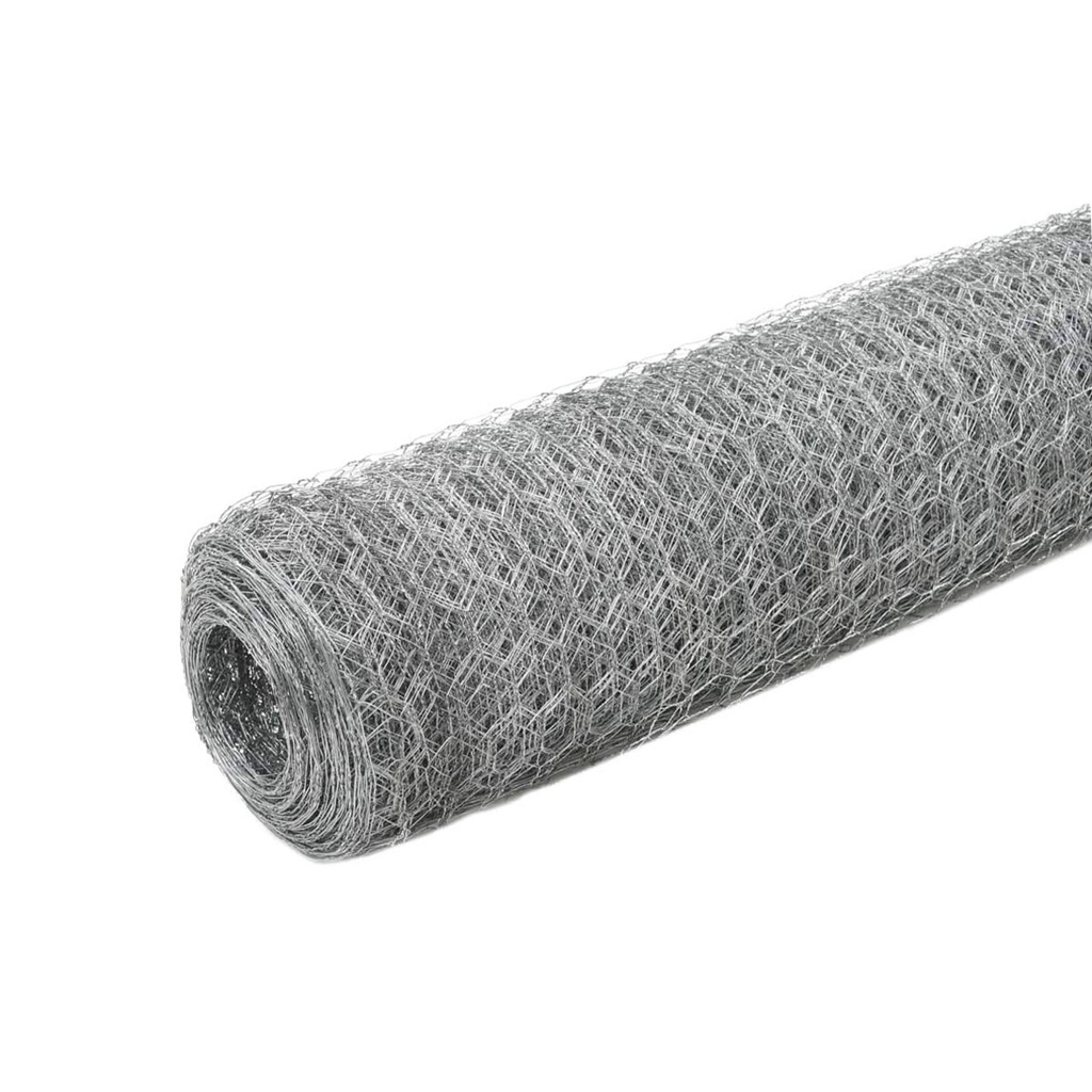 MALLA GALVANIZADA HEXAG. 3/4 in x 1.2 mts. x 50 mts