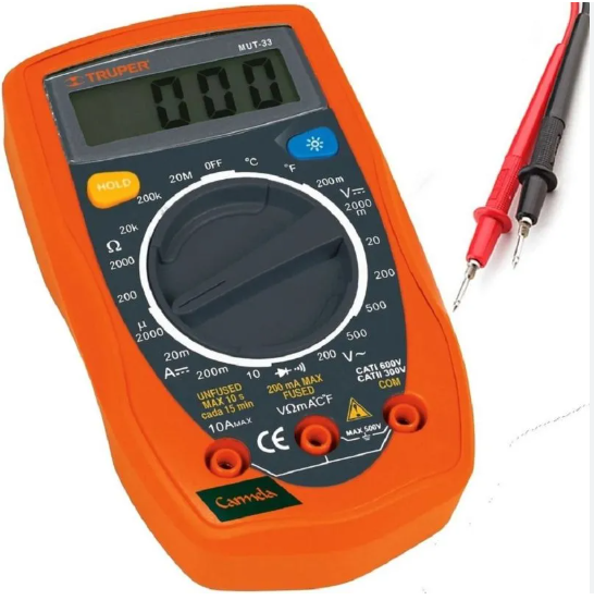 MULTIMETRO DIGITAL PROF.MUT-33