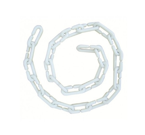 CADENA PLASTICA CANALETA BLANCA 1mts