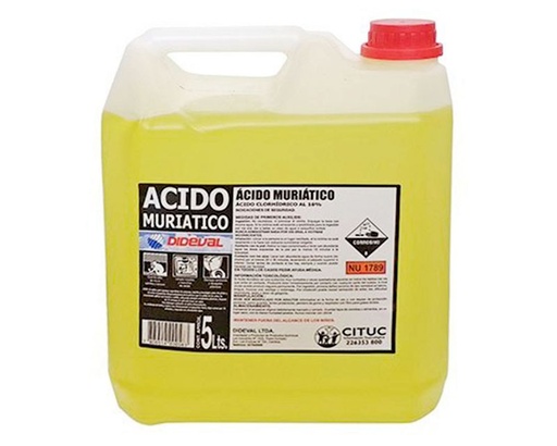 [PYCAM-2965] ACIDO MURIATICO 5 lt | DIDEVAL