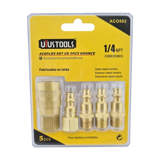 [ACRACO-0001] ACOPLE RAPIDO COMPRESOR 14 pcs | UYUSTOOLS