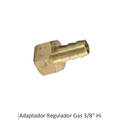 [FMEAGA-0001] ADAPTADOR REGULADOR GAS H/IZQUIERDO 3/8 in