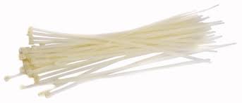 [MELANE-0003] AMARRACABLES 2.5x160 mm  Blanca | UYUSTOOLS