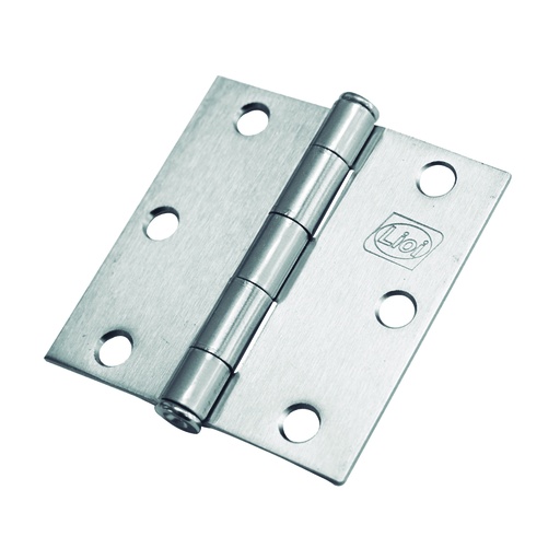 [CYABNS-05677] BISAGRA 84 (PAR) 3x3 in  Niquel Satin | DEVA