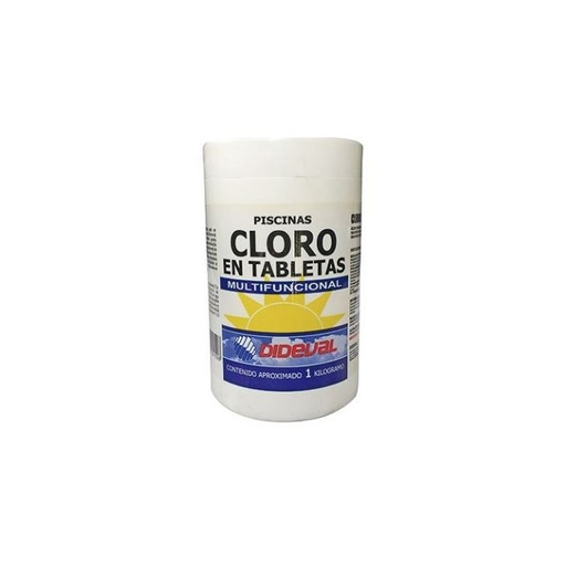 [QYSCTO-03099] CLORO TABLETAS POTE 1 kg | DIDEVAL