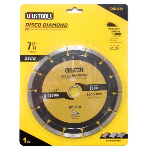 [HMRDCU-85] DISCO CORTE CERAMICA TURBO 180 mm | UYUSTOOLS