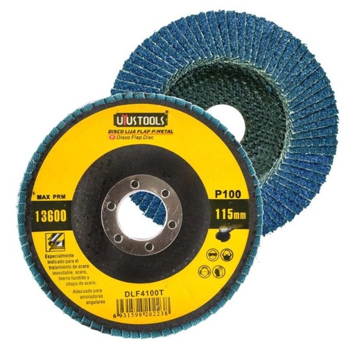 [DISDLK-566] DISCO LAMINADO (FLAPP) FIERRO 115 mm G60 | UYUSTOOLS