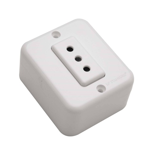 [MELESO-0001] ENCHUFE SOBREPUESTO SIMPLE | STANFORD